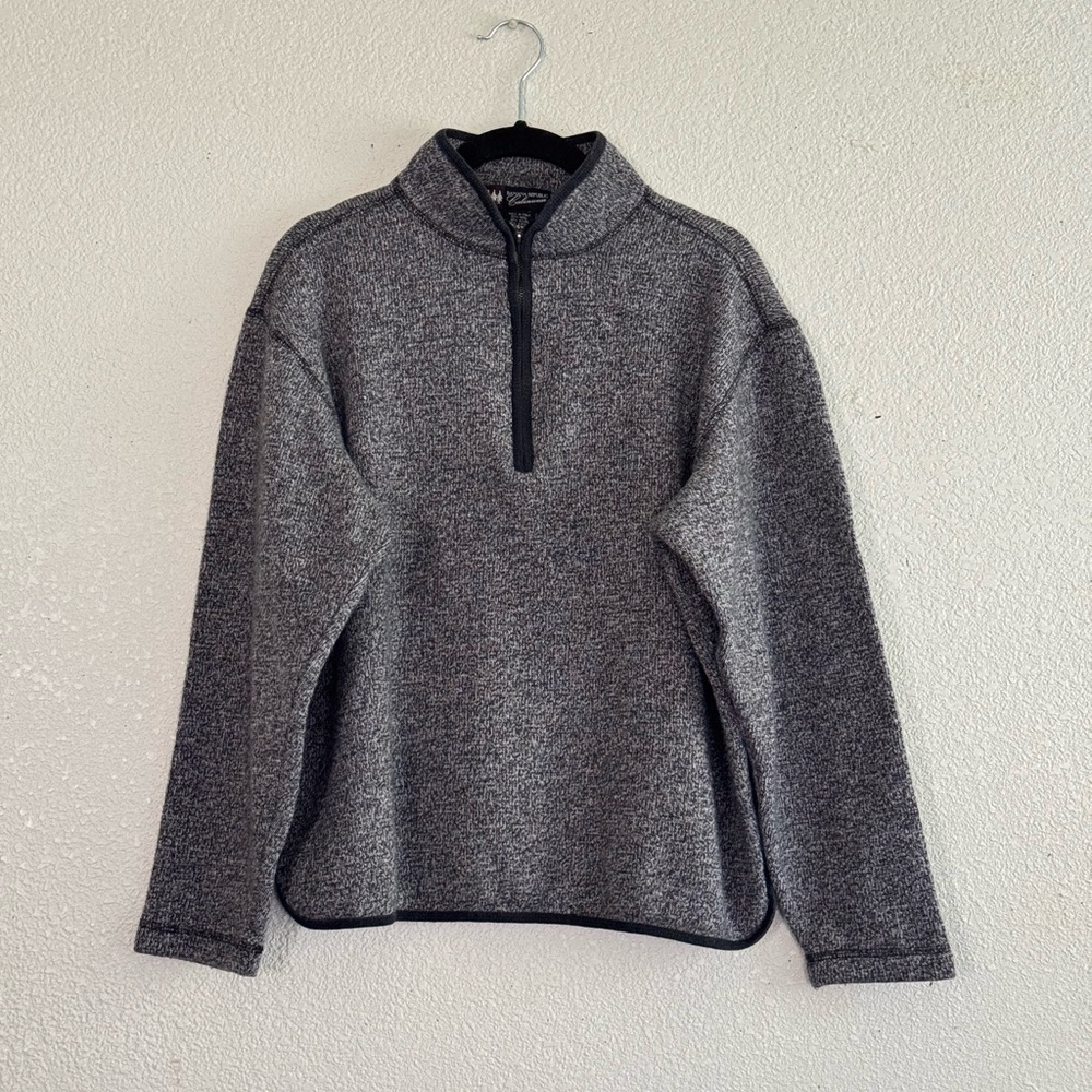 Banana Republic Cabinwear Sweater Small 1/2 Zip Long Sleeve Wool Blend Pullover